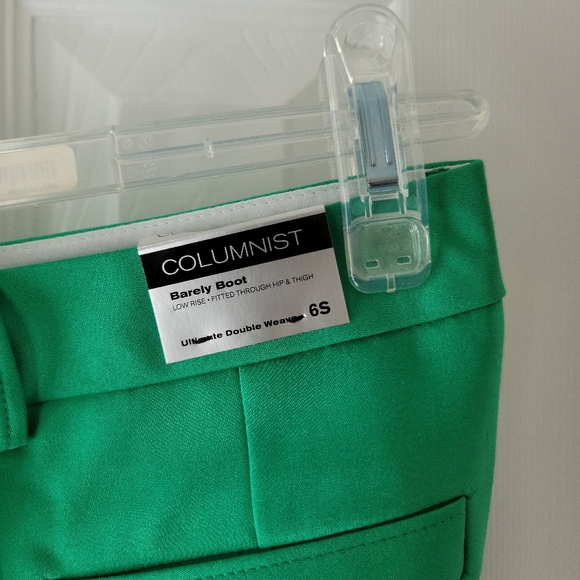 NWT Petite Green Columnist Low-rise Pant 6S - Picture 2 of 5